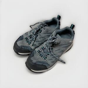 Columiba Ankle Hiking Shoes Boots Size 6 Womens Gray EUR 37 Comfort Lace Up